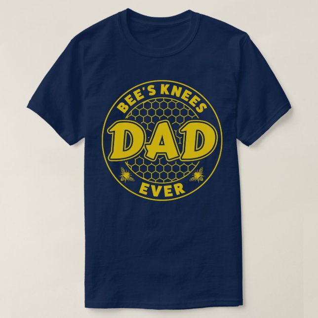 Funny Beekeeping Best Dad Ever T-Shirt (Design Front)