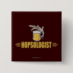 Funny Beer 2 Inch Square Button