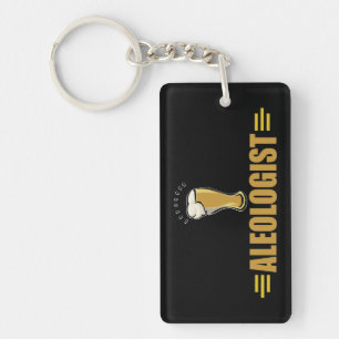 Funny Beer ALEOLOGIST Keychain