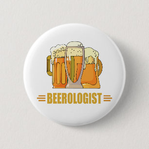 Funny Beer Beerologist Love Drinking Ale 2 Inch Round Button