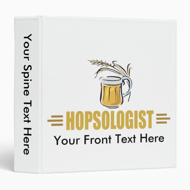 Funny Beer Binder (Front/Spine)