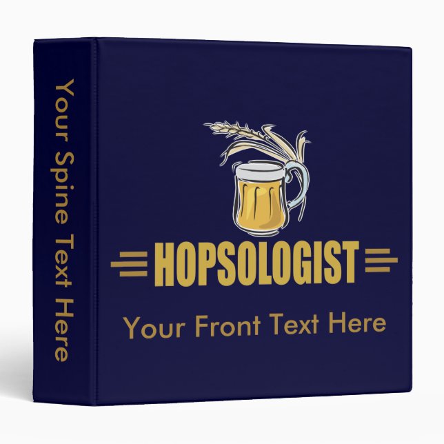 Funny Beer Binder (Front/Spine)