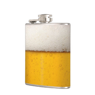 Funny Beer Bubbles Hip Flask