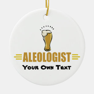 Funny Beer Ceramic Ornament