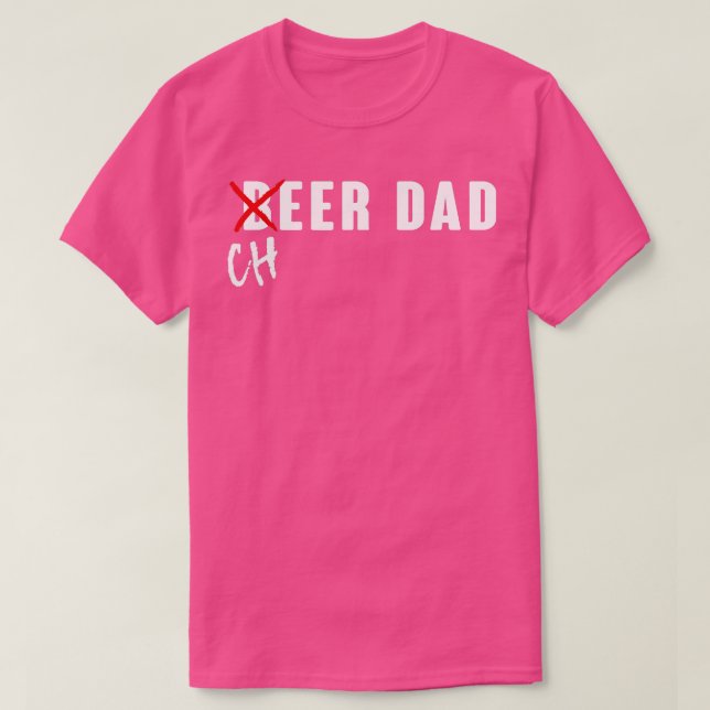 Funny Beer Cheer Dad  T-Shirt (Design Front)