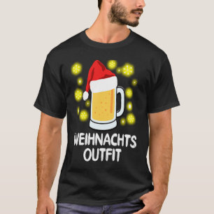 Funny beer Christmas outfit men's motif Christmas  T-Shirt