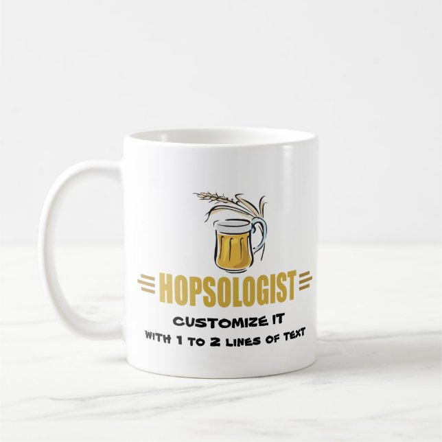 Funny Beer Coffee Mug (Left)