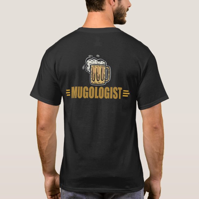 Funny Beer Drinking T-Shirt (Back)