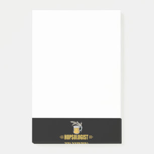 Funny Beer Hopsologist Post-it Notes