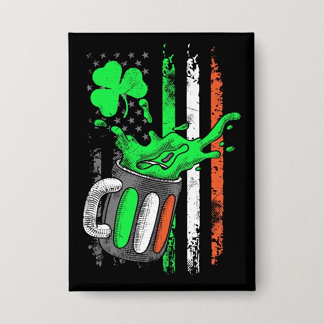 Funny Beer Irish Flag (Front)