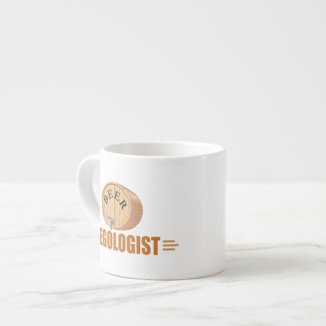 Funny Beer Keg Espresso Cup (Front Left)
