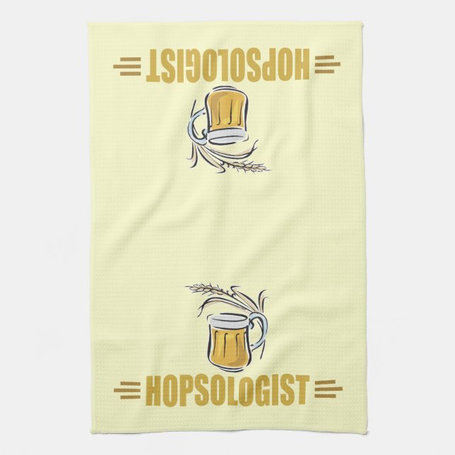 Funny Beer Kitchen Towel (Vertical)
