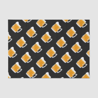 Funny beer mug party pattern tissue paper