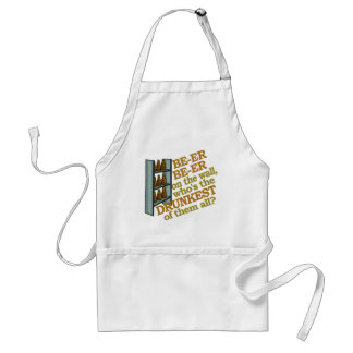 Funny Beer on the Wall Standard Apron