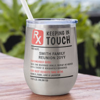 Funny Beer Prescription Family Reunion Texte perso