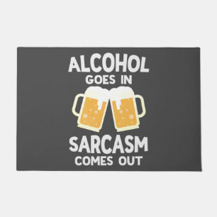 Funny Beer Sarcasm Drinking Humour Doormat