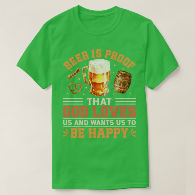 Funny Beer Sayings T-Shirt (Design Front)
