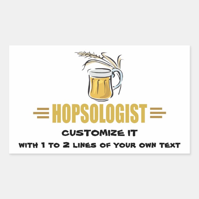 Funny Beer Sticker (Front)