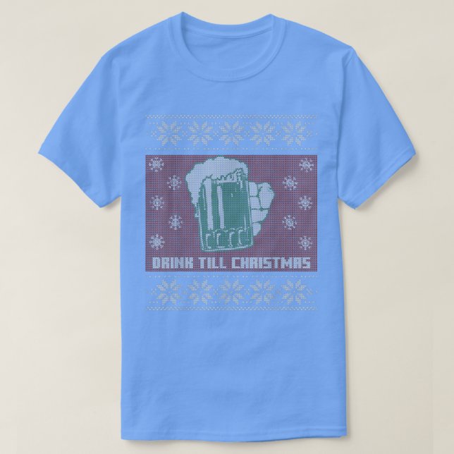 Funny Beer Ugly Christmas Sweaters  (Design Front)