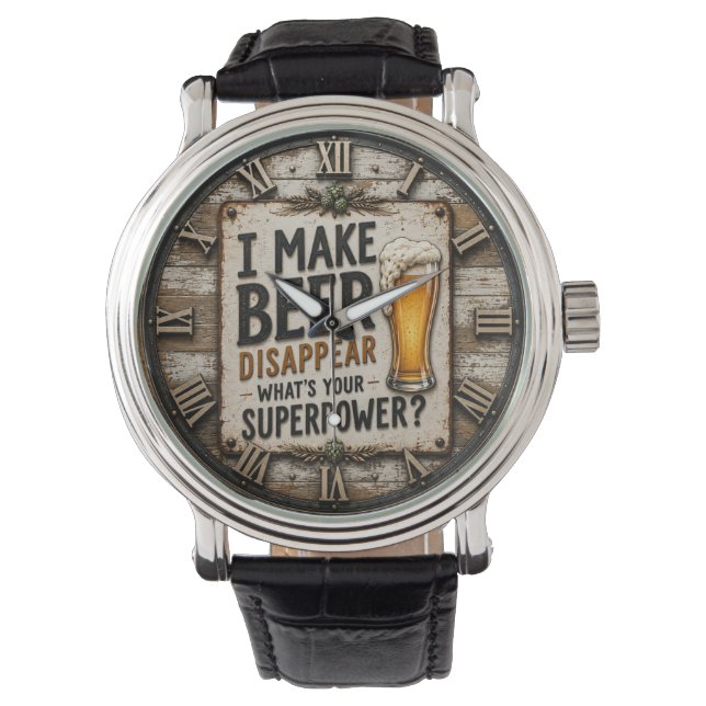 Funny Beer  Watch (Front)