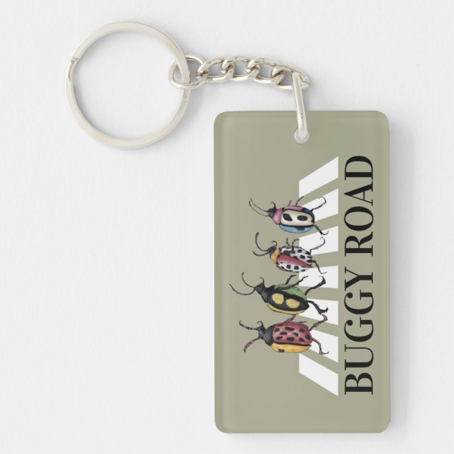 Funny Beetles Keychain (Front)