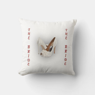 Funny Before and After Wedding Throw Pillow