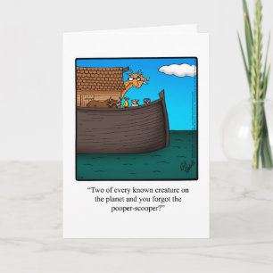 Funny Belated Birthday Card 