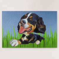 Funny Bernese Mountain Dog 1014 Piece Puzzle