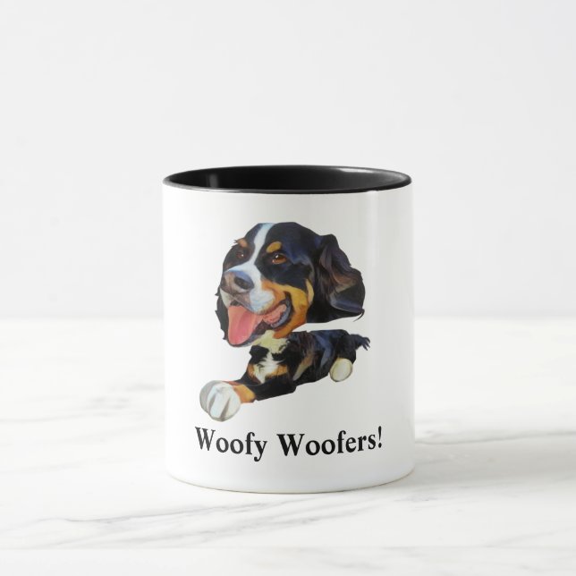 Funny Bernese Mountain Dog Mug (Center)