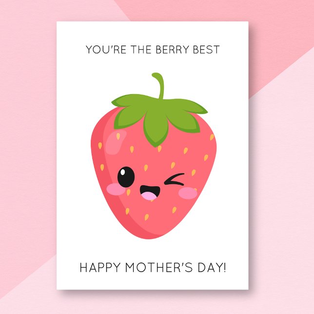Funny Berry Meilleure carte de fête des mères (Créateur téléchargé)