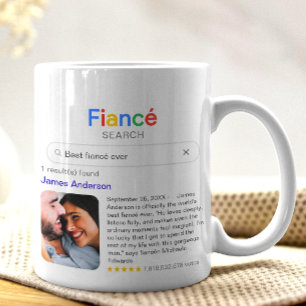 Funny Best Fiancé Ever Search Result With Photo Coffee Mug