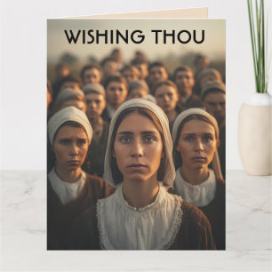 Funny best friend Birthday Amish Greeting  Card