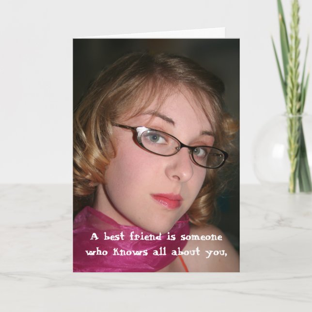 Funny Best Friend Card (Front)