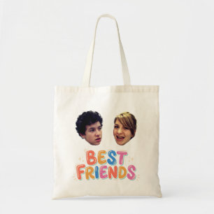 Funny Best Friends Personalized Photo Template Tote Bag