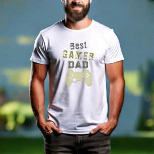 Funny Best Gamer Dad Controller Father T-Shirt