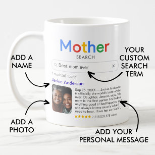 Funny Best Mother Ever Search Results With Photo Frosted Glass Coffee Mug