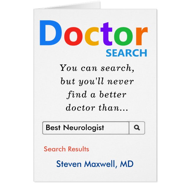 Funny Best Neurologist Search  (Front)