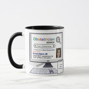 Funny Best Obstetrician Search Result With Photo Mug
