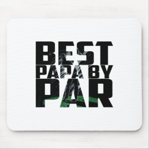 Funny Best Papa By Par Fathers Day Golf Shirt Gift Mouse Pad