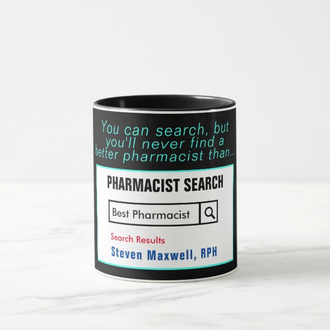 Funny Best Pharmacist Gift Mug (Center)