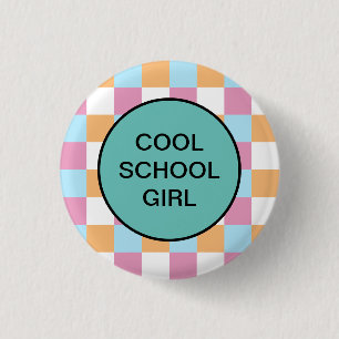 Funny best sis  1 inch round button
