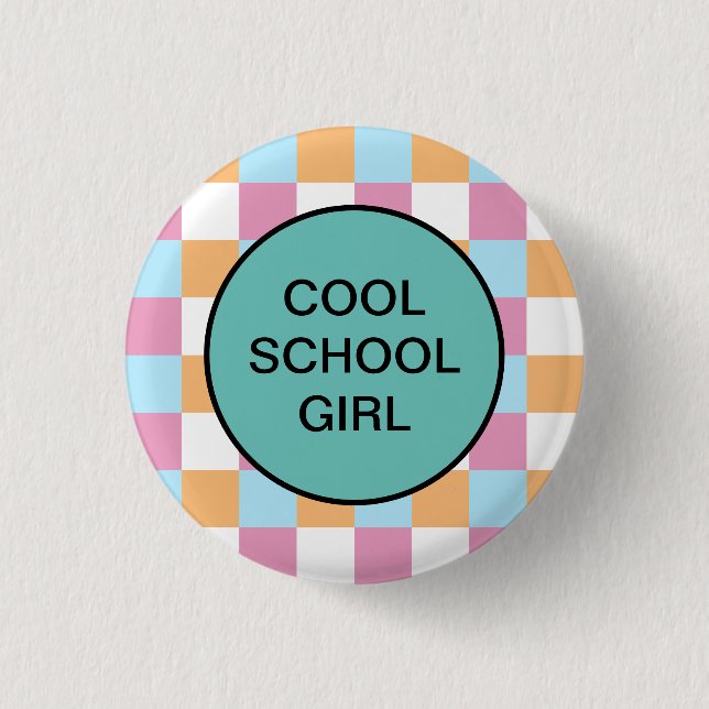 Funny best sis  1 inch round button (Front)