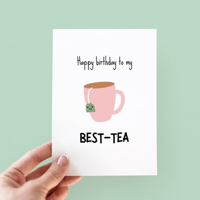 Funny Bestie Pun Carte d'anniversaire (Créateur téléchargé)