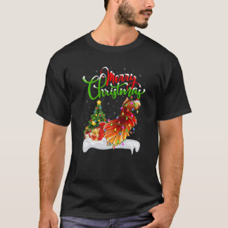 Funny Betta Fish Lover Xmas Lighting Betta Christm T-Shirt