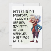 Funny Betty’s In the Bathroom