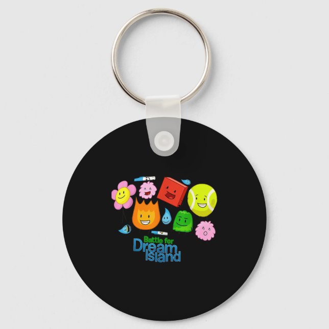 Funny Bfdi-battle For Dream-island Kids Graphic Bo Keychain (Front)