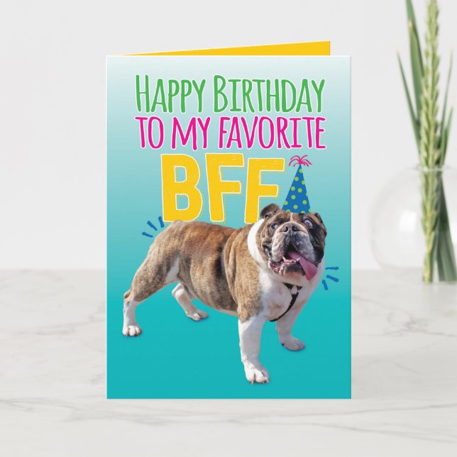 Funny BFF Anniversaire Carte à Burning, Farting Am (Devant)