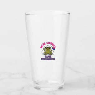Funny Bi Frog Pride Shirt Design_1 Glass
