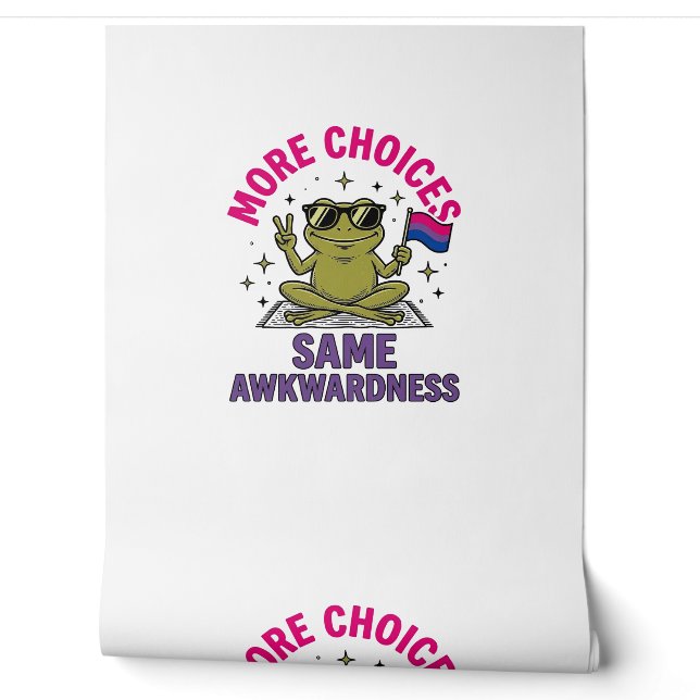 Funny Bi Frog Pride Shirt Design_1 Wallpaper (Unrolling)