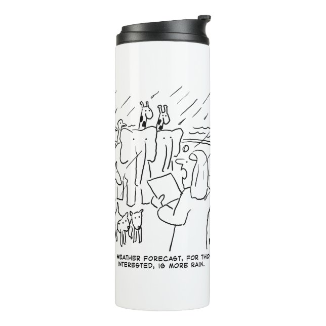 Funny Bible Study or Biblical Story of Noah's Ark  Thermal Tumbler (Rotated Left)